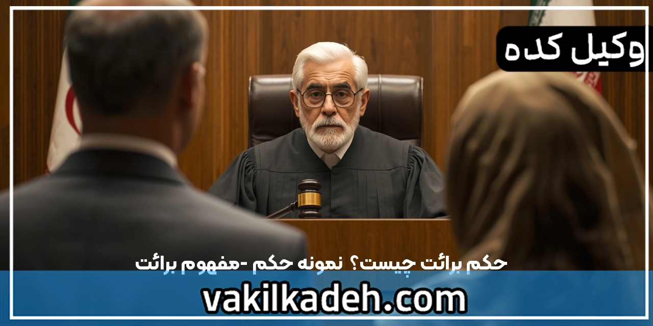 حکم برائت چیست؟ | نمونه حکم -مفهوم برائت